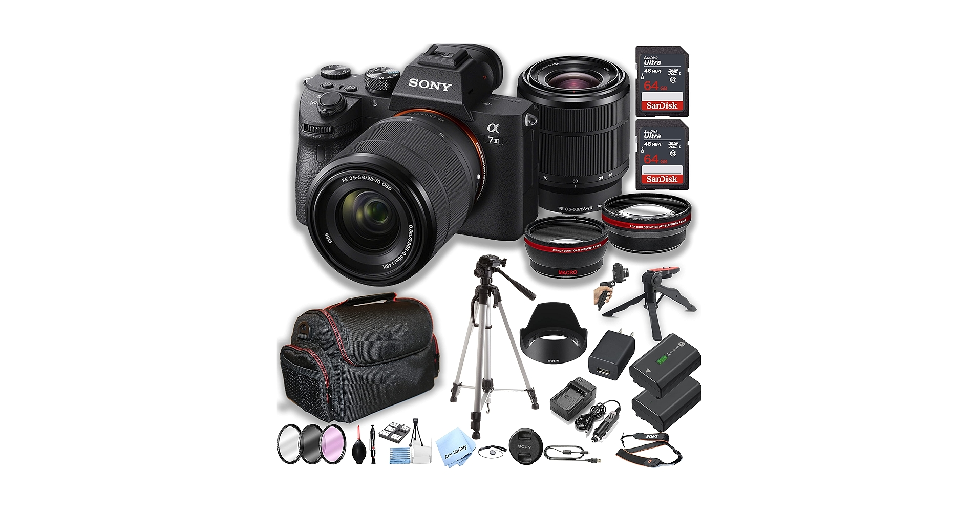 Amazon.com : Sony a7 III Mirrorless Camera with 28-70mm Zoom